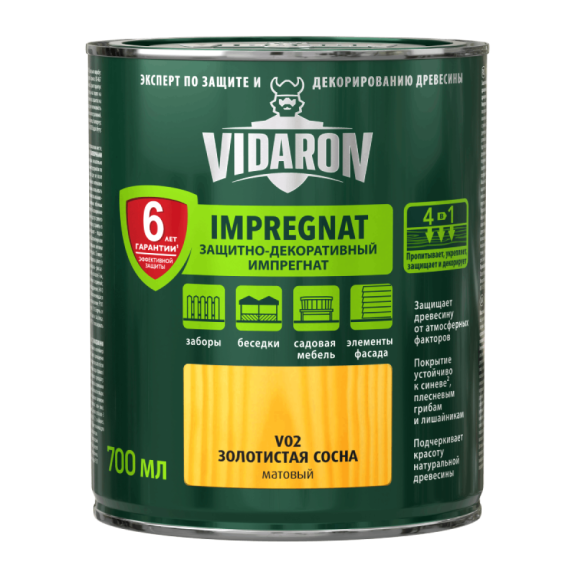 Пропитка защитно-декоративная VIDARON
