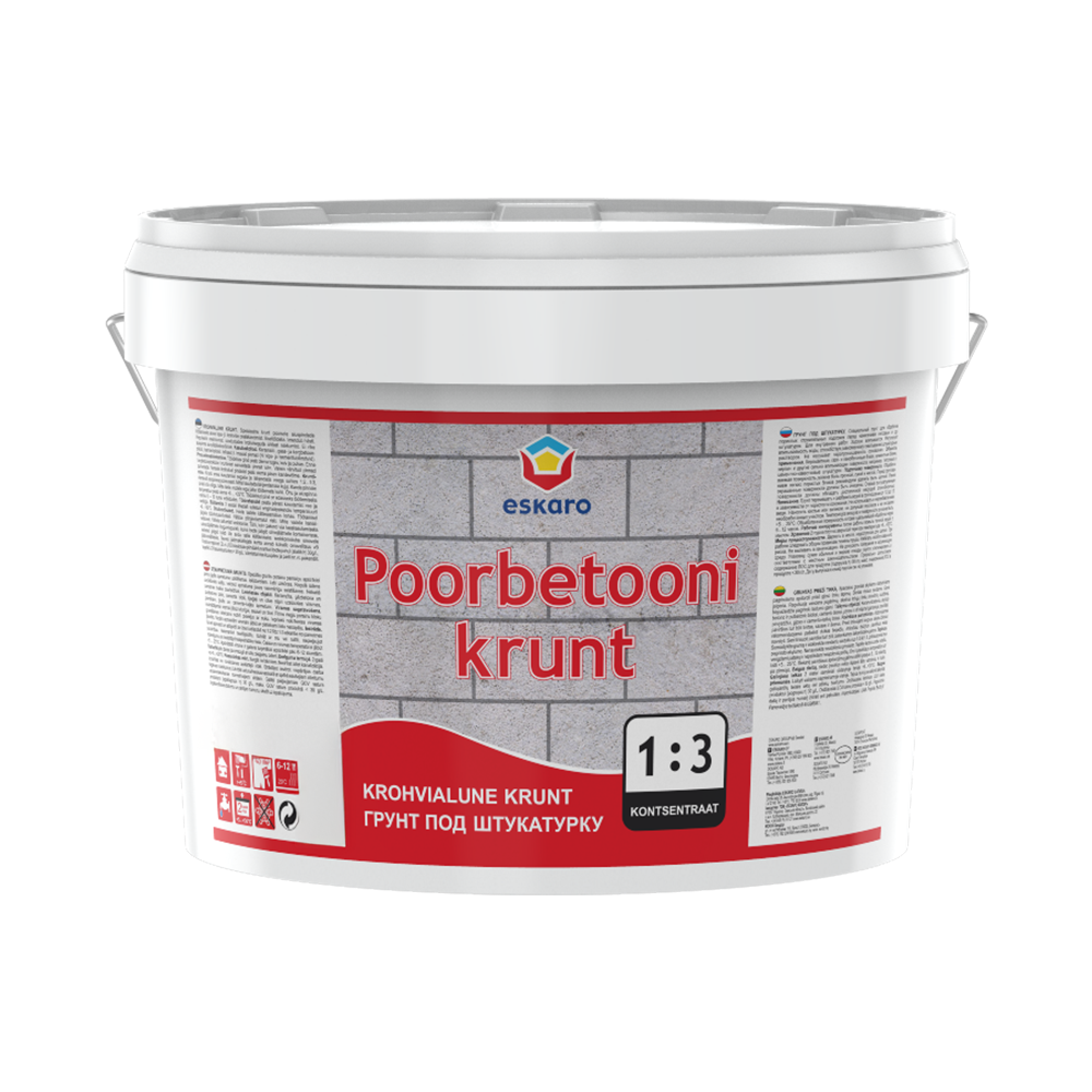 Грунт п/штукатурку Poorbetooni (10л)